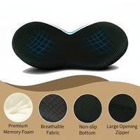 NervoLift - Memory Foam Car Seat Cushion for Sciatica Relief & Posture Support 3