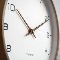 NordicTime - Modern Silent Wooden Wall Clock Decor with Minimalist Scandinavian Design 3