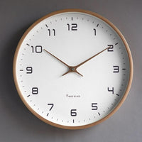 NordicTime - Modern Silent Wooden Wall Clock Decor with Minimalist Scandinavian Design 4