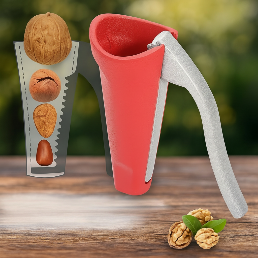 NussMeister Ergonomic Lever Nutcracker - Effortless Nut Cracking Tool 4