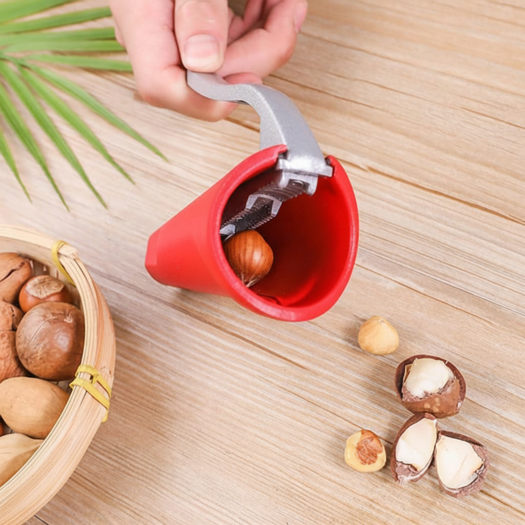 NussMeister Ergonomic Lever Nutcracker - Effortless Nut Cracking Tool 7