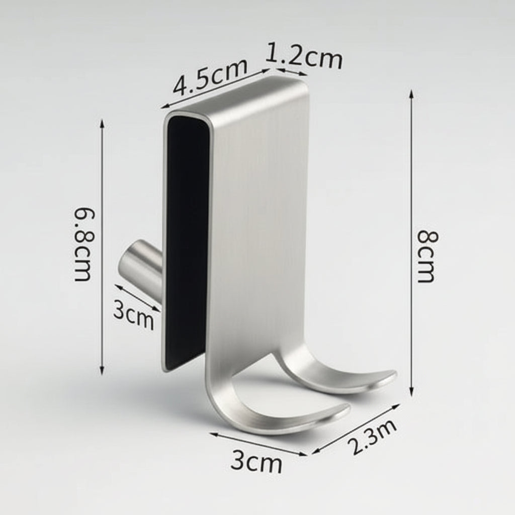 GLASSSHIFT – Stainless Shower Hooks for Frameless Glass Doors