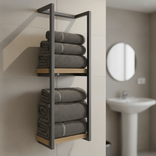 PUREDRY - Wall-Mounted Towel Rack with Rust-Resistant Stainless Steel Finish 0