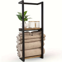 PUREDRY - Wall-Mounted Towel Rack with Rust-Resistant Stainless Steel Finish 6