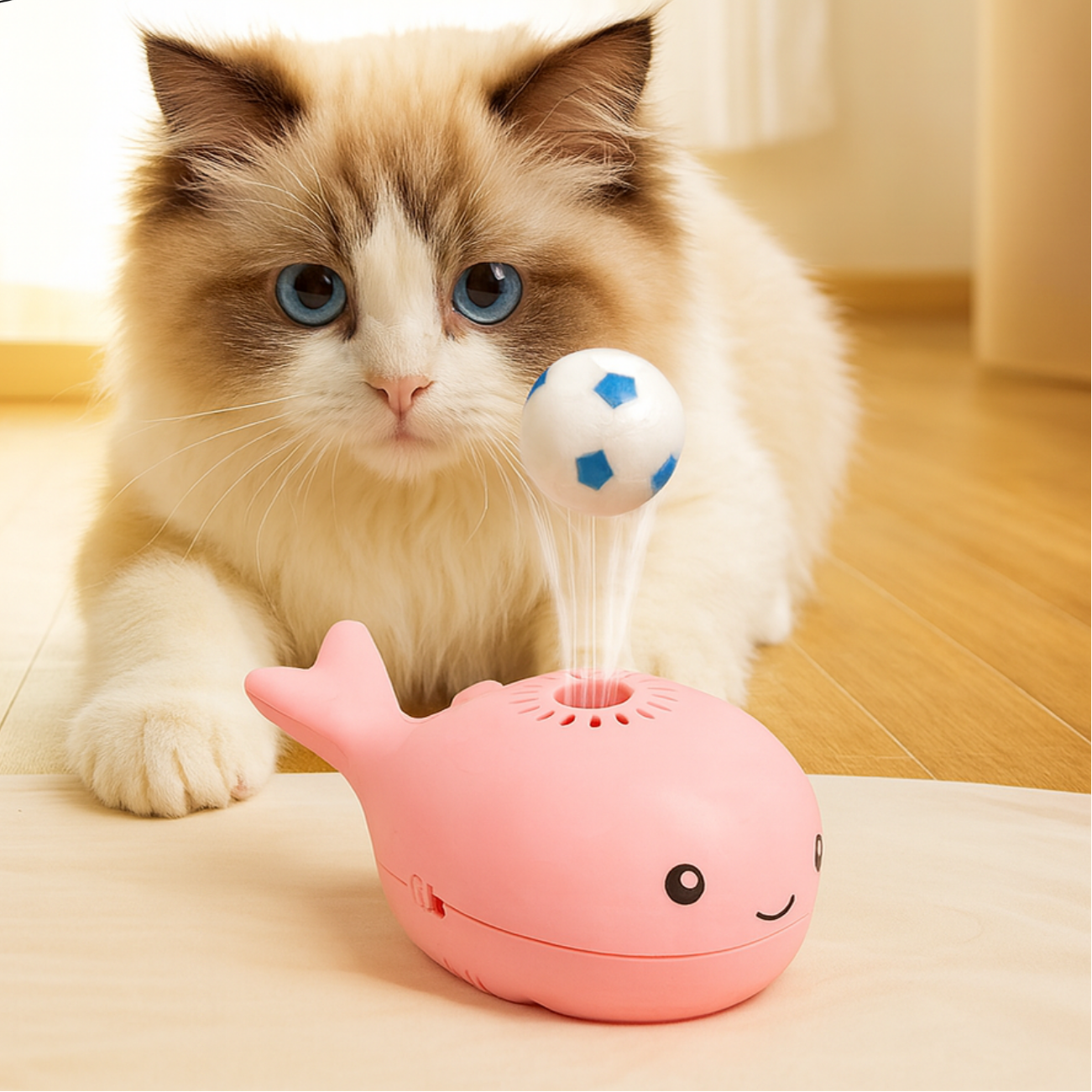 PawGlide - Interactive Cat Toy with Floating Ball and Airflow Technology 1