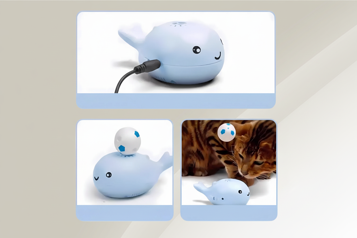 PawGlide - Interactive Cat Toy with Floating Ball and Airflow Technology 3