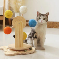 PawTastic Cat Toy Scratch Wheel - Safe, Durable Cat Accessories for Active Play 1