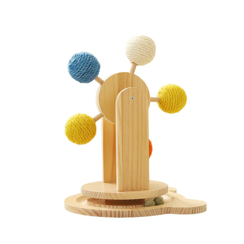 PawTastic Cat Toy Scratch Wheel - Safe, Durable Cat Accessories for Active Play 3