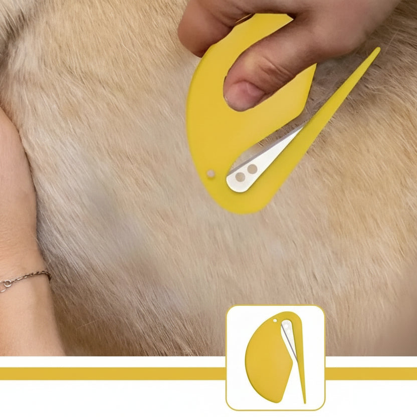 PetSanity - Dog Grooming Tool with Gentle Stainless Steel Blades for Easy Detangling 1
