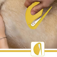 PetSanity - Dog Grooming Tool with Gentle Stainless Steel Blades for Easy Detangling 1
