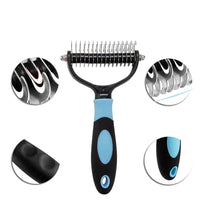 Pet Grooming Pro - Dual-Sided Deshedding Brush for Dogs & Cats 1