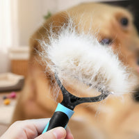 Pet Grooming Pro - Dual-Sided Deshedding Brush for Dogs & Cats 3