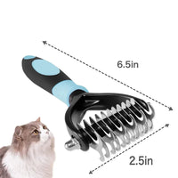 Pet Grooming Pro - Dual-Sided Deshedding Brush for Dogs & Cats 5