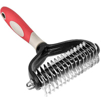 Pet Grooming Pro - Dual-Sided Deshedding Brush for Dogs & Cats 6