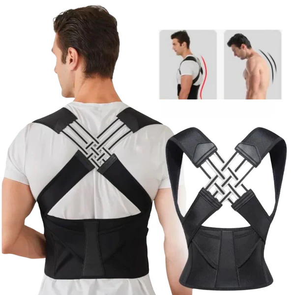 PostureCorrect - Adjustable Back Support Brace for Posture Correction & Pain Relief 2