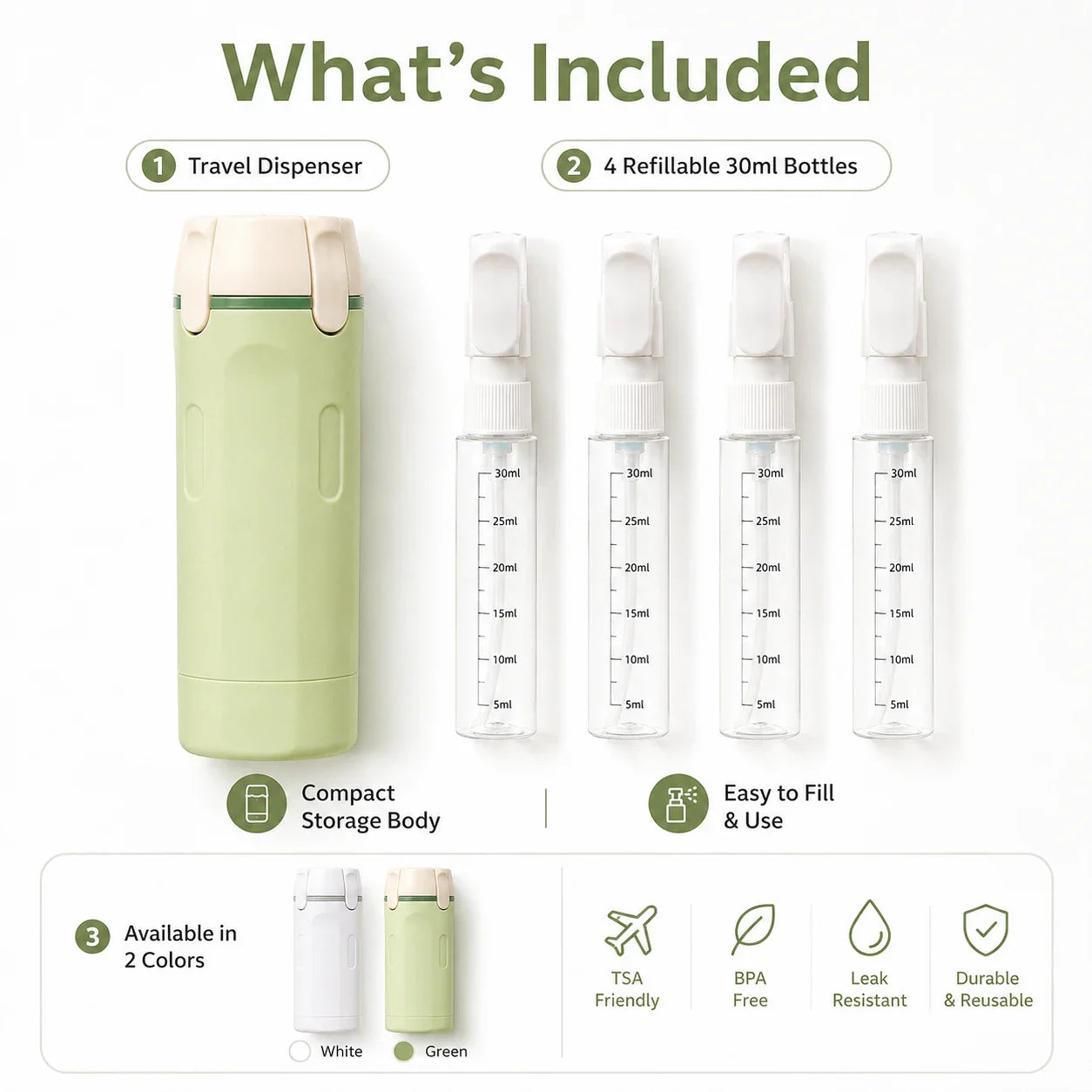 PACKMORA – Portable Travel Bottle for Shampoo and Lotion Storage