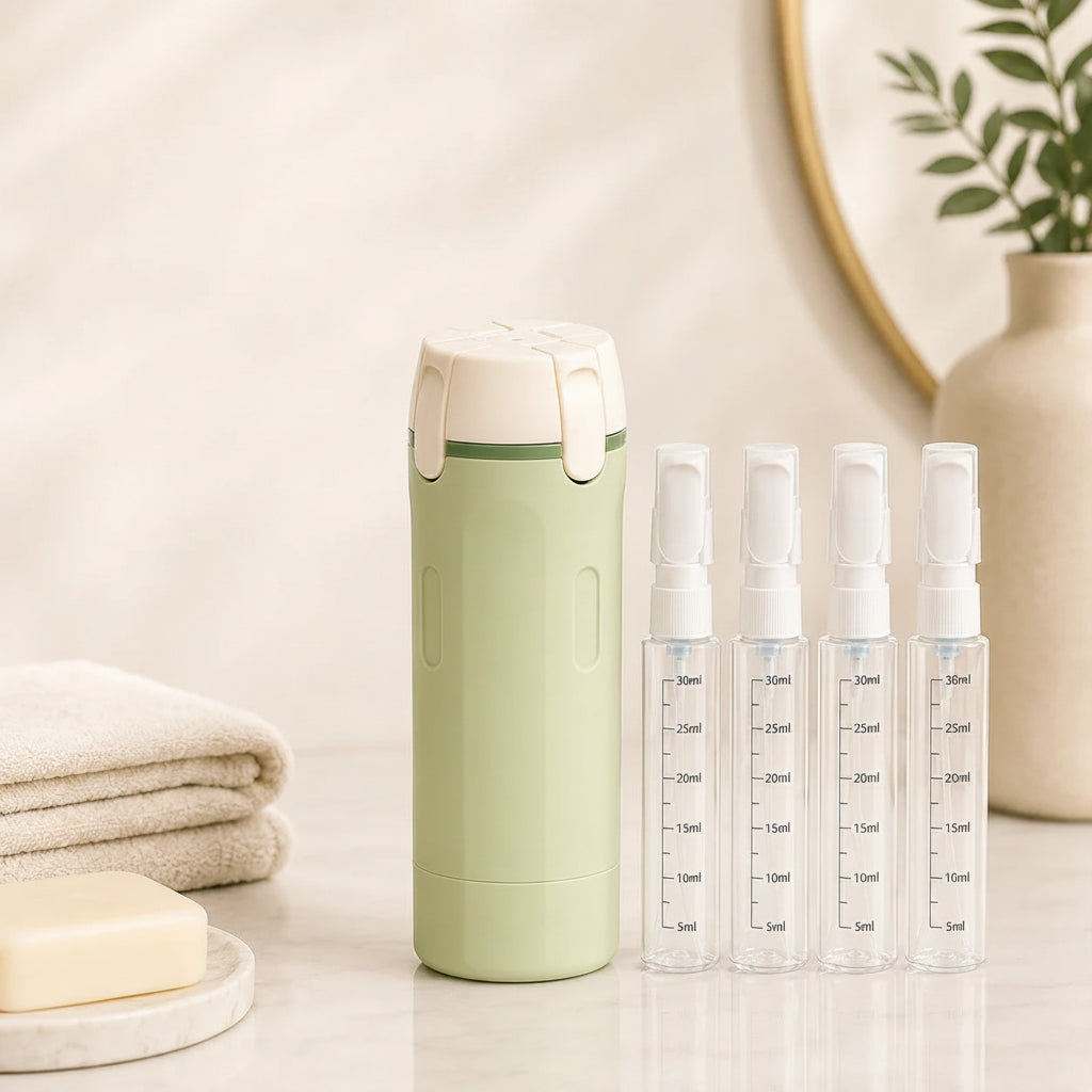 PACKMORA – Portable Travel Bottle for Shampoo and Lotion Storage