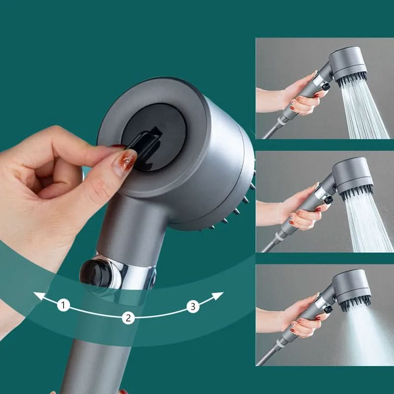 PowerStream - High Pressure Filtered Shower Head for Clean, Refreshing Showers 3