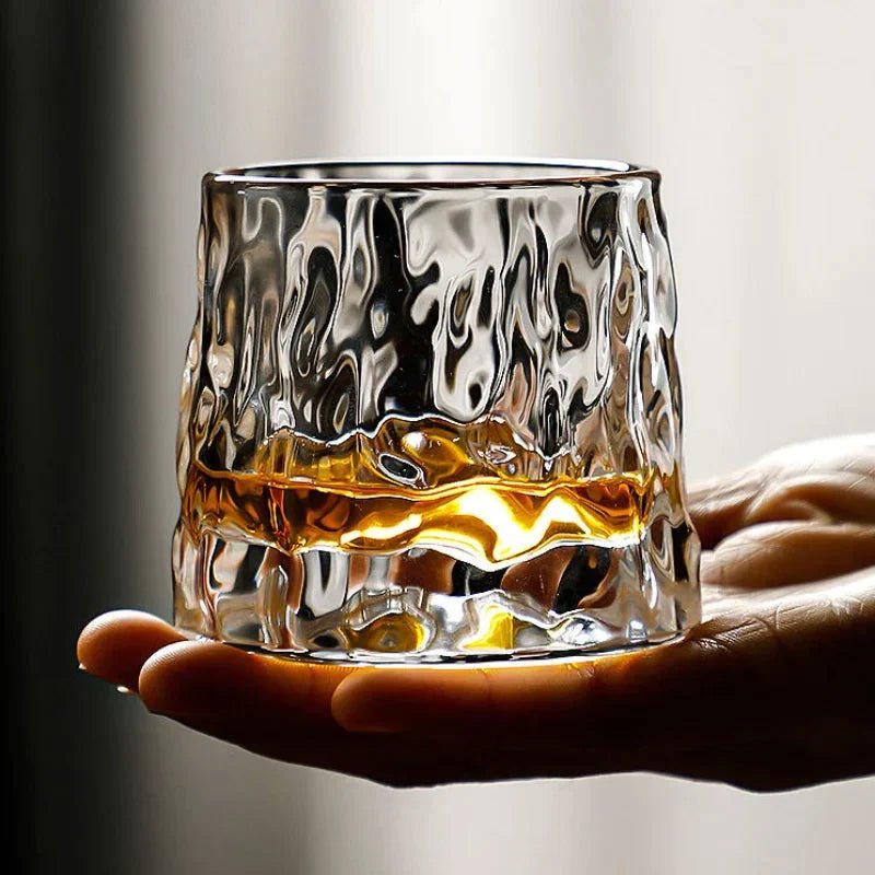 Premium Crystal Whiskey Glass Set - Rotatable Design for Enhanced Aroma, Perfect for Bourbon and Scotch Lovers 6