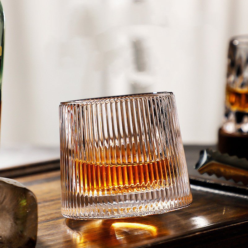 Premium Crystal Whiskey Glass Set - Rotatable Design for Enhanced Aroma, Perfect for Bourbon and Scotch Lovers 7