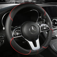 Premium Faux Leather Steering Wheel Cover with Diamond Pattern - Anti-Slip Grip for Cars 6