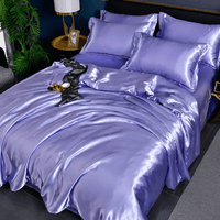 Premium Silk-Look Bed Set - Duvet Cover & Pillowcases for Year-Round Comfort 3