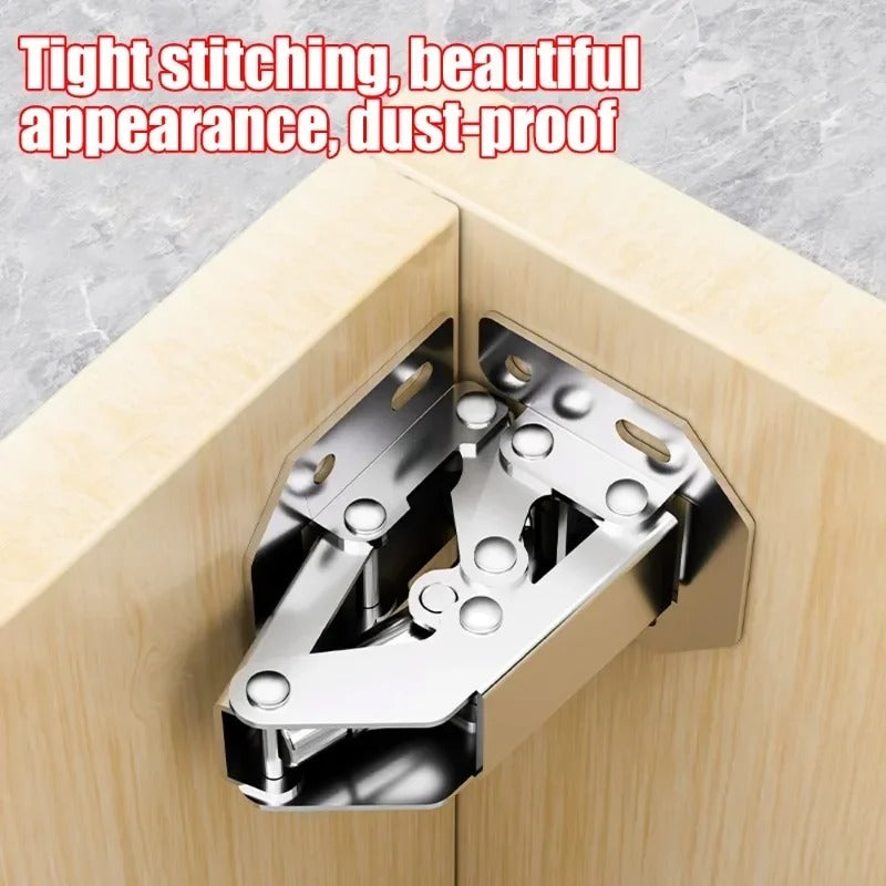 Premium Soft-Close Cabinet Hinges - 10 PCS Hydraulic Kitchen Door Hinges 1