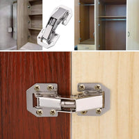 Premium Soft-Close Cabinet Hinges - 10 PCS Hydraulic Kitchen Door Hinges 2