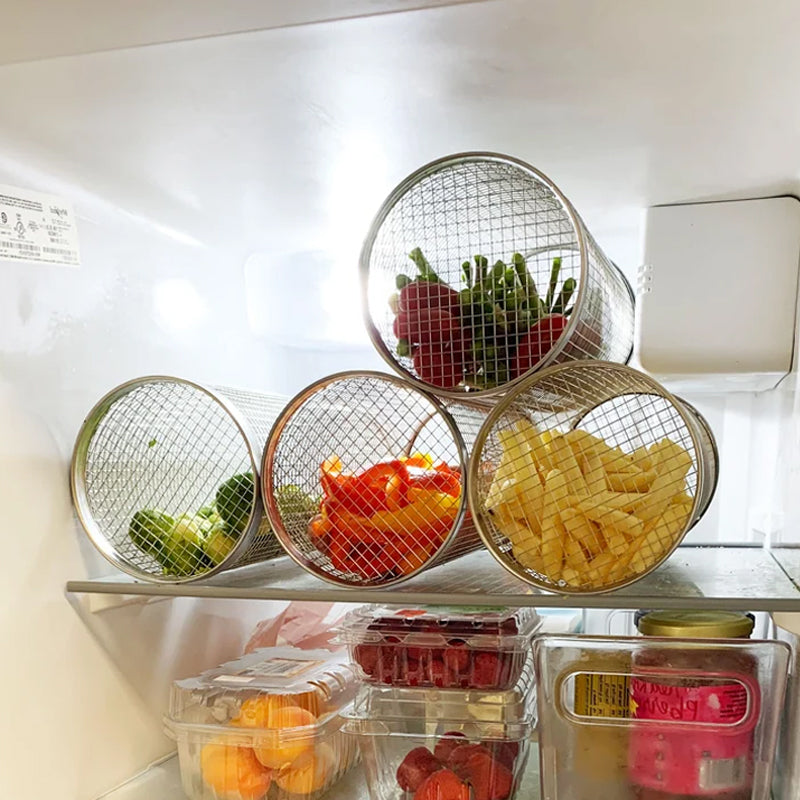 Premium Stainless Steel Grill Basket for Veggies & Fish - 360-Degree Design 4