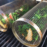 Premium Stainless Steel Grill Basket for Veggies & Fish - 360-Degree Design 5