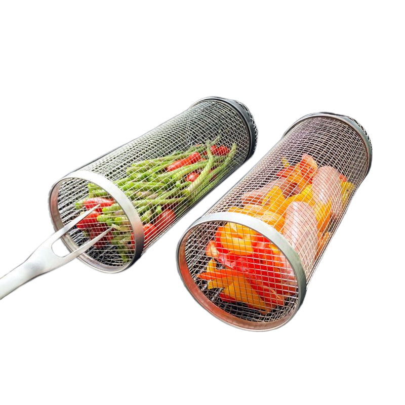 Premium Stainless Steel Grill Basket for Veggies & Fish - 360-Degree Design 8
