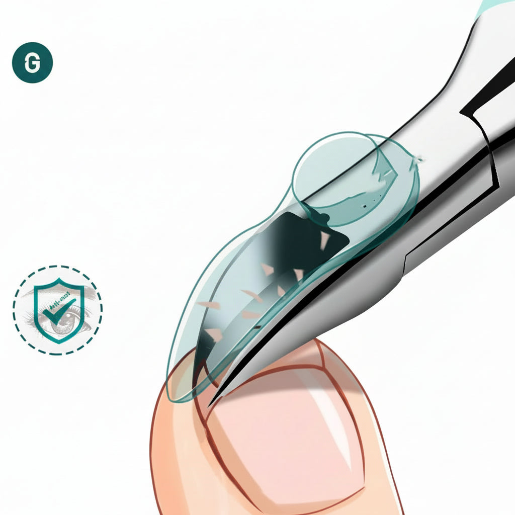 Premium Toenail Clipper for Seniors - Curved Blades for Thick Nails 1