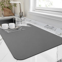 Quick Dry Kitchen Dish Drying Mat - Super Absorbent, Fast Drying Solution 1