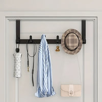 Quick Hang - Over The Door Towel Rack with 5 Hooks for Easy Storage 3