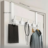 DOORIFY – Over-The-Door 5-Hook Rack for Effortless Storage