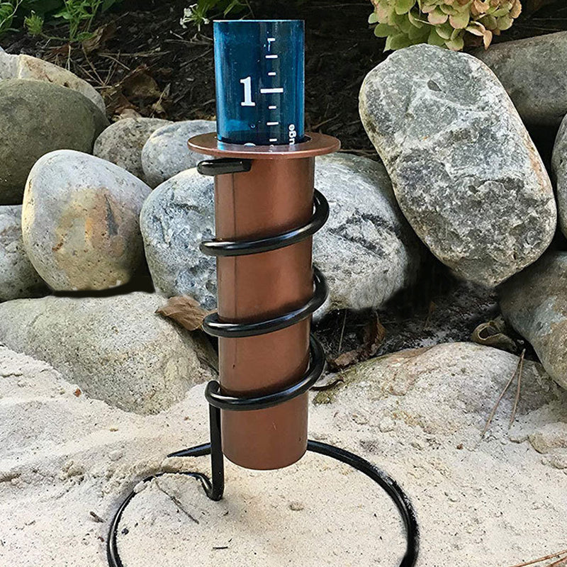 RainDrop Decorative Rain Gauge - Stylish Archimedean Design for Accurate Precipitation Measurement 3