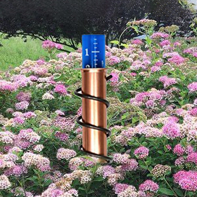 RainDrop Decorative Rain Gauge - Stylish Archimedean Design for Accurate Precipitation Measurement 4