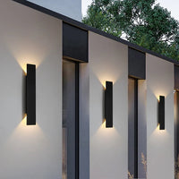 RainGlow - Waterproof Outdoor Wall Lamp - Elegant Aluminum Exterior Wall Lights 0
