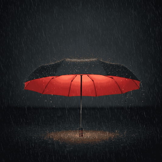 Rainforce - Windproof Compact Umbrella with Ergonomic Handle & Automatic Opening 0