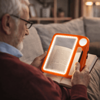 Rechargeable Hand Held Magnifying Glass with Light - 5x & 10x Magnification for Reading 0