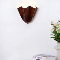 Retro Stained Glass Wall Sconce - Warm LED Light for Vintage Wall Lighting 5
