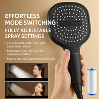 Royallure - High-Pressure Filtered Shower Head with Turbo Boost & Rain Spray 5