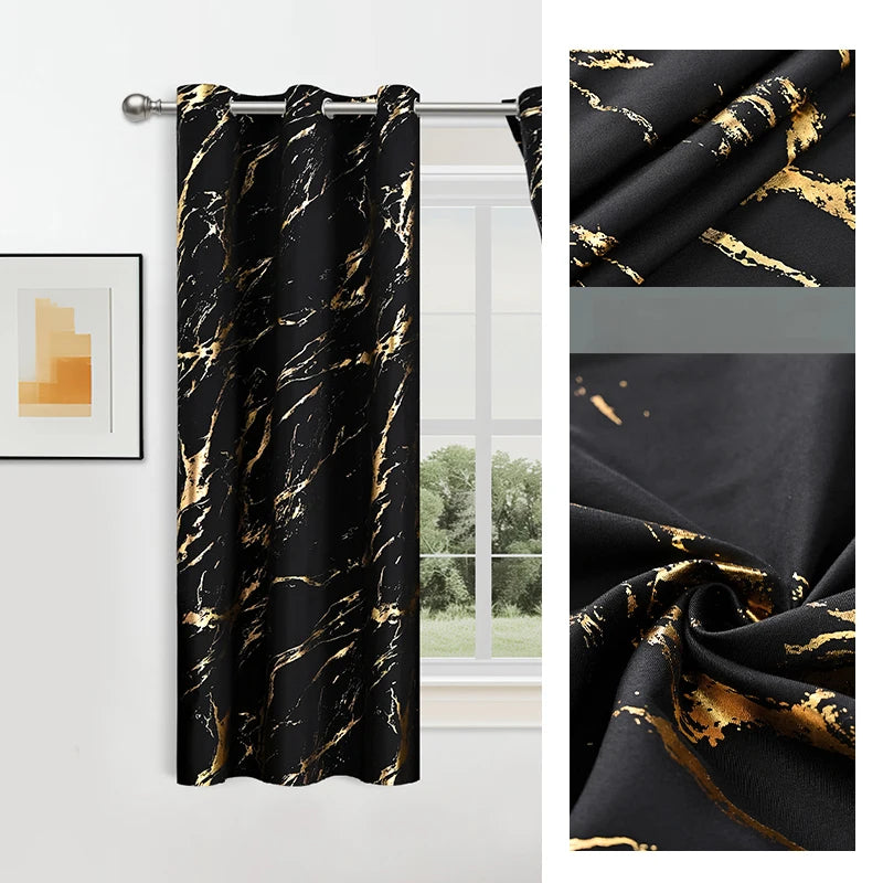 NIGHTSHADE - Premium 1pc Blackout Curtains for Living Room & Bedroom
