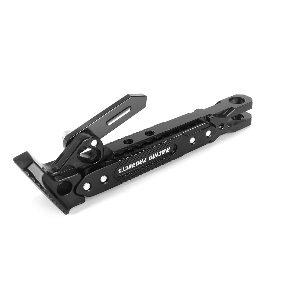 RIDERPRO - Heavy Duty Metal Motorcycle Kickstand Bracket Stable Side Parking Stand Frame