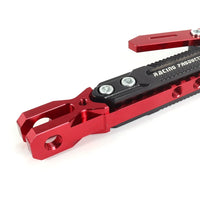 RIDERPRO - Heavy Duty Metal Motorcycle Kickstand Bracket Stable Side Parking Stand Frame