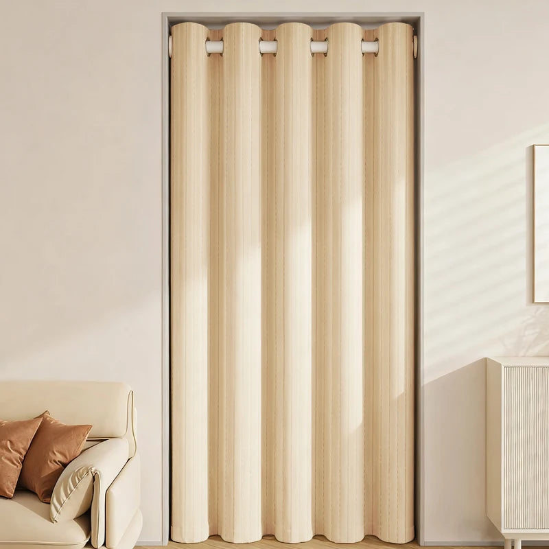 LUMISHEER - Insulated Winter Blackout Door Curtains Multi-Layer Thick Thermal Panels