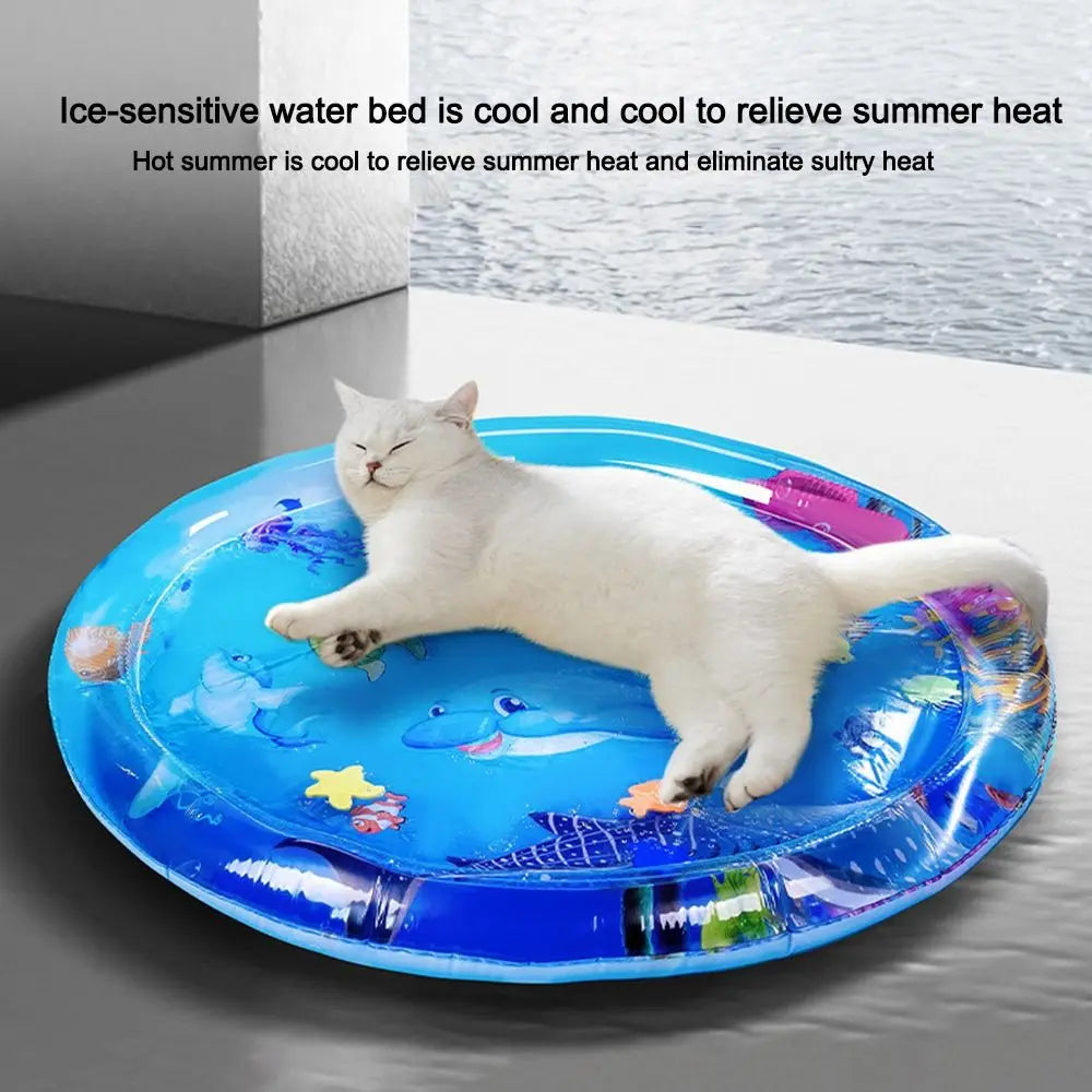 COOLPET - Non-Toxic Water Bed for Dogs and Cats Hot Weather Relief