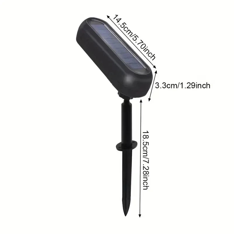 SOLBRIGHT – Solar LED Spotlight with Color Changing & Warm White Modes