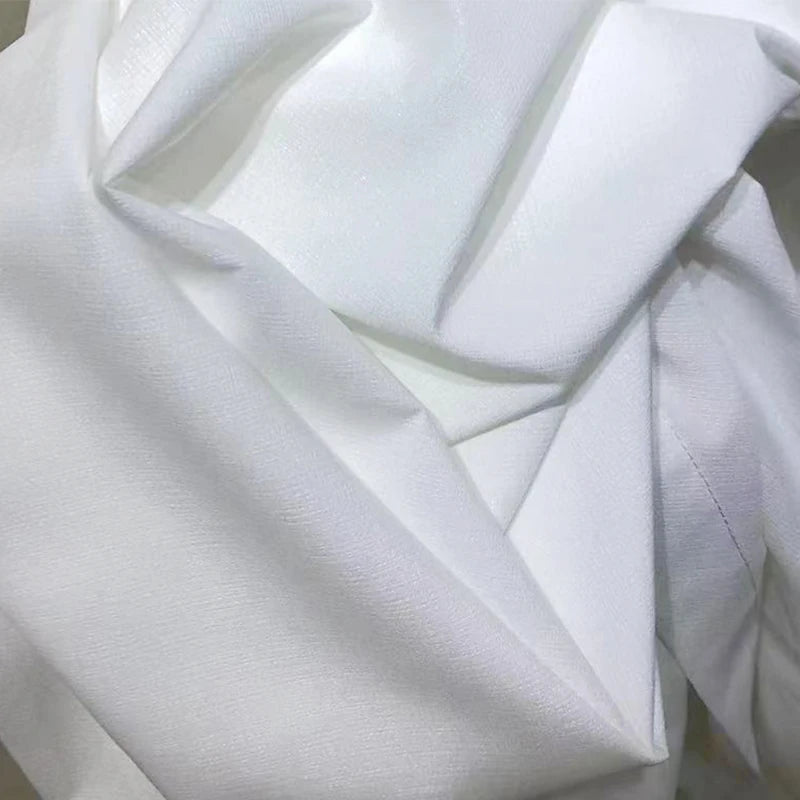 SILKIVORY - Premium White Chiffon Window Curtains for Home & Villa