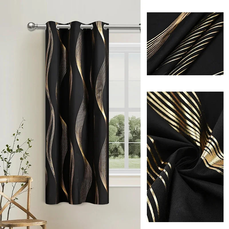 NIGHTSHADE - Premium 1pc Blackout Curtains for Living Room & Bedroom